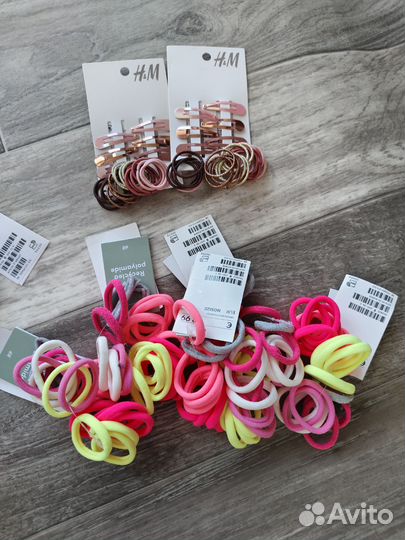 Детская бижутерия, заколки и резинки для волос