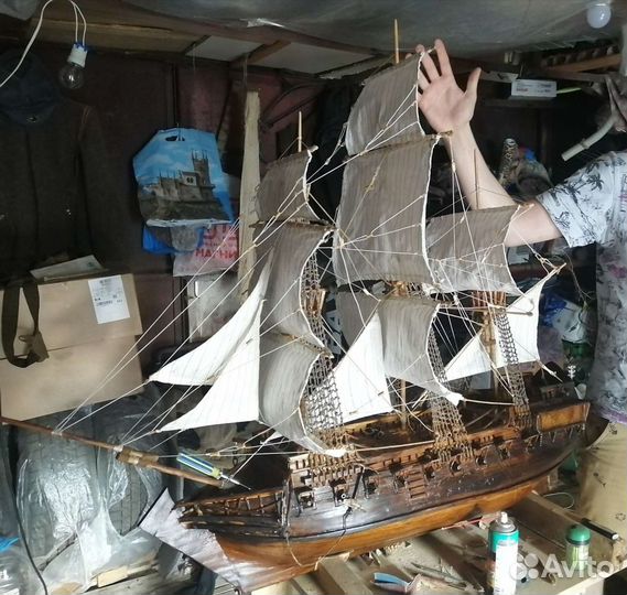 Испанский галеон корабль ручная сборка