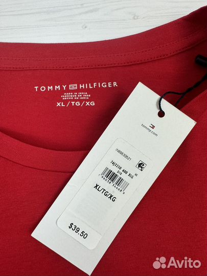 Tommy hilfiger футболка женская XL оригинал