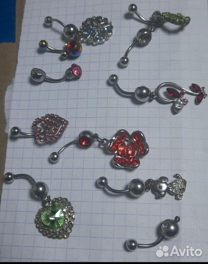 Пирсинг в пупок