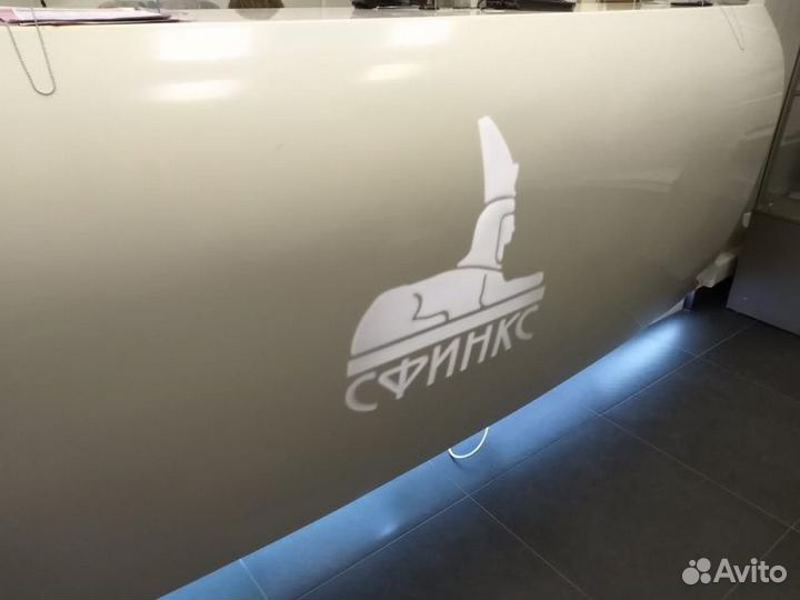 Ресепшн из искусственного камня на заказ