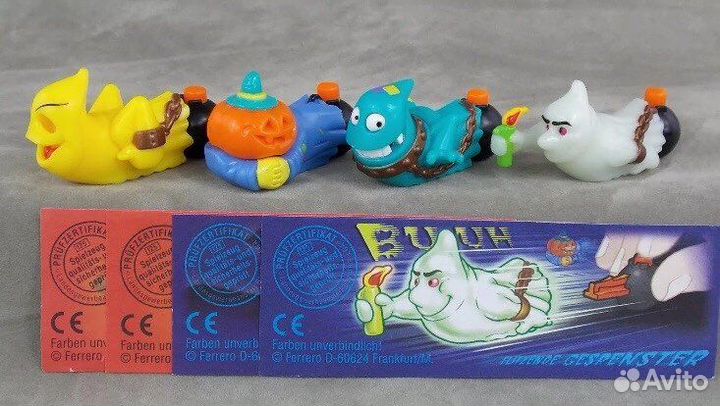 Новогодние, Хэллуин игрушки киндер