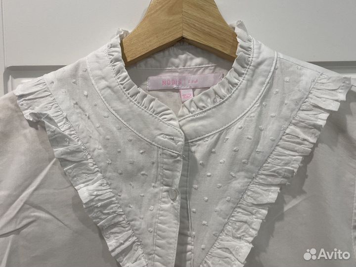 Рубашка для девочки белая