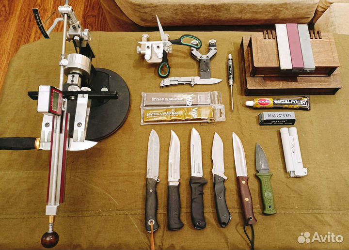 Заточка ножей. (заточка на профиле)