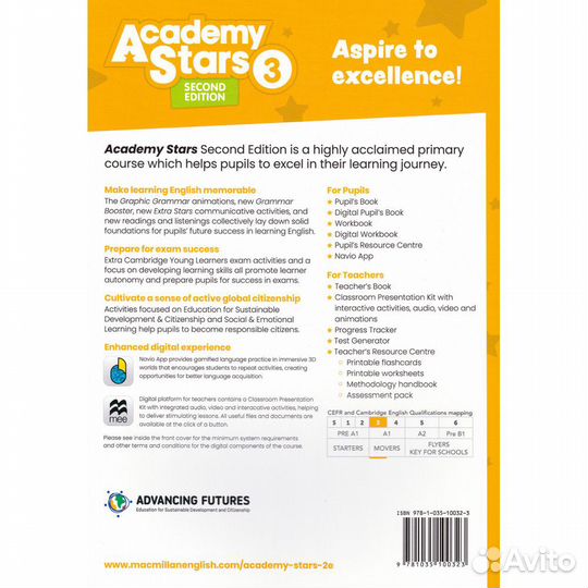 Academy Stars Second Edition Level 3 Teachers Book with App