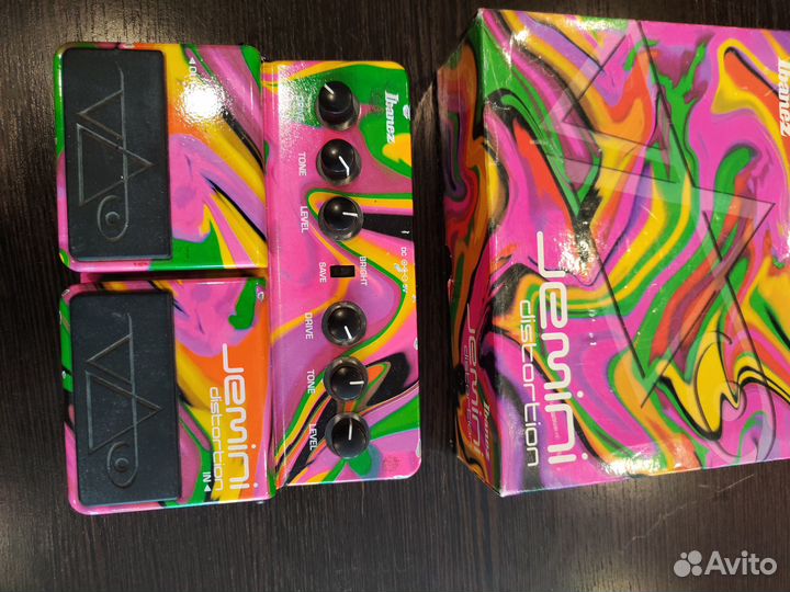 Ibanez Jemini Distortion Effect Pedal Steve Vai