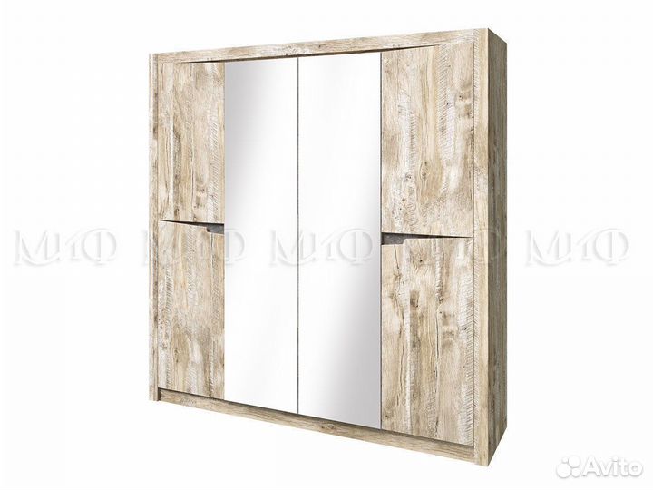 Шкаф Ривьера 4х створчатый
