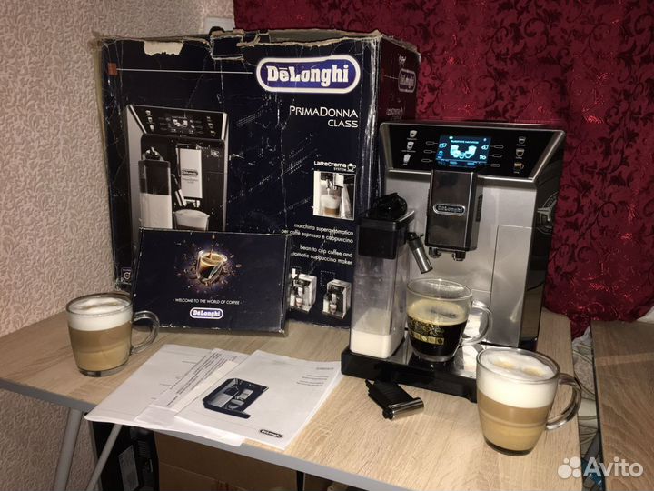 Кофемашина delonghi PrimaDonna Class ecam550.65
