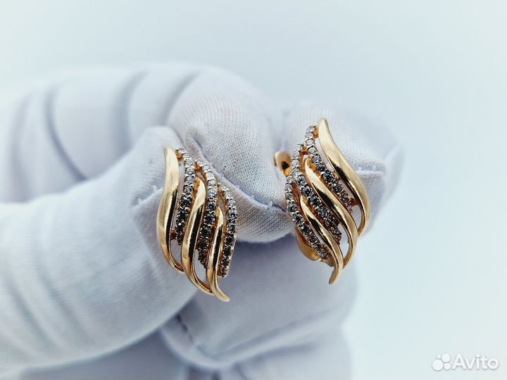 Золотые Серьги 585 пробы. Рассрочка