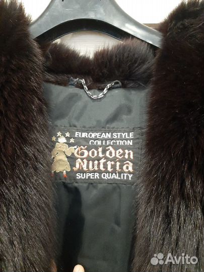 Шуба нутрия бу