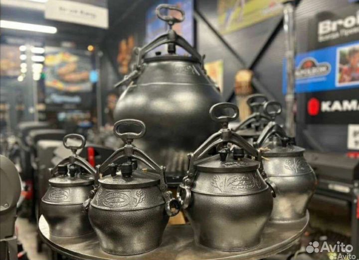Казан Афганский Графит 5л 8л 10л 12л 15л