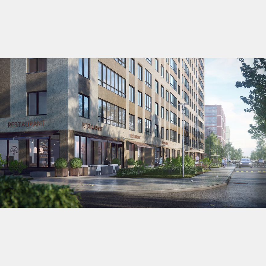 2-к. квартира, 57,1 м², 5/15 эт.