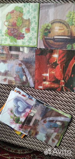 Салфетки бумажные, декупаж