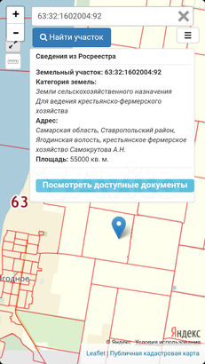 Участок 5,5 га (СНТ, ДНП)
