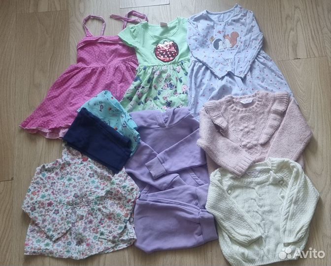 Платья, вещи для девочки 80-104