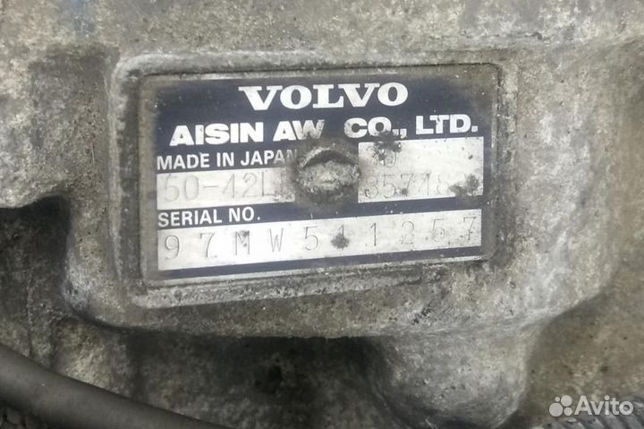 Акпп/вариатор/робот Volvo S40