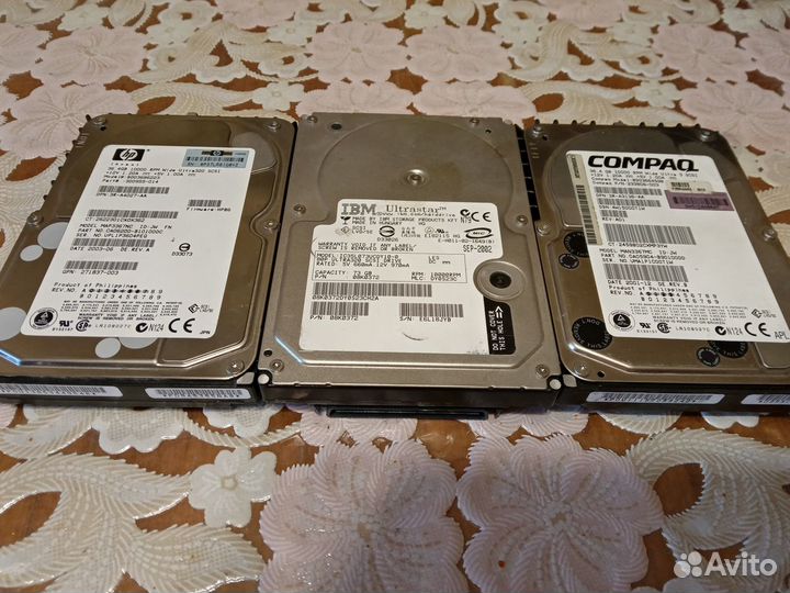 Три Scsi диска