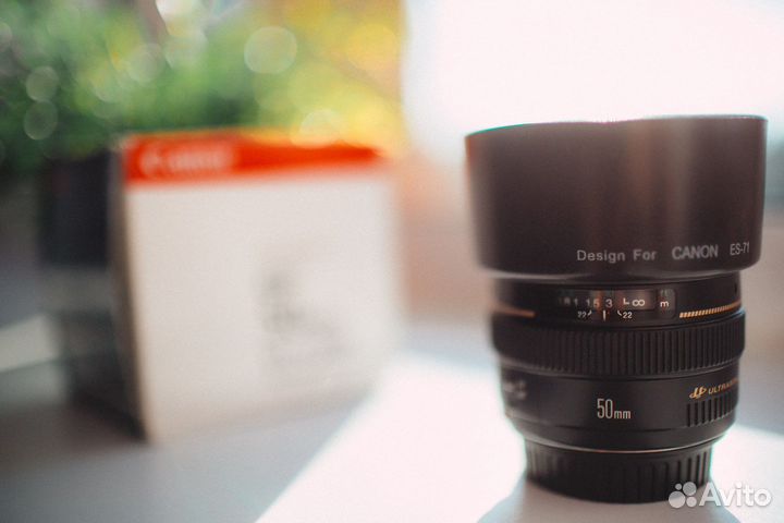 Объектив canon 50mm 1,4