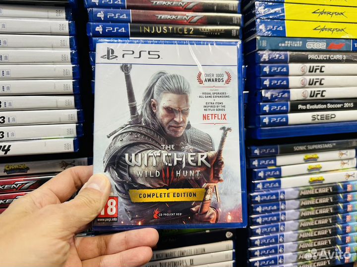 The Wither 3 ps5 диск новый