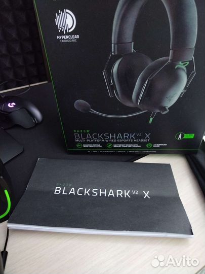 Игровые наушники Razer BlackShark V2 X Black