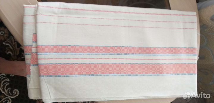 Отрез ткани лен СССР