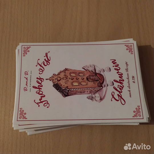 Печать наклеек, этикеток, стикеров