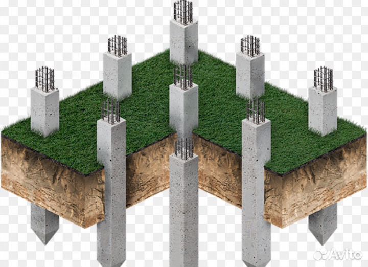 Сваи жби с установкой