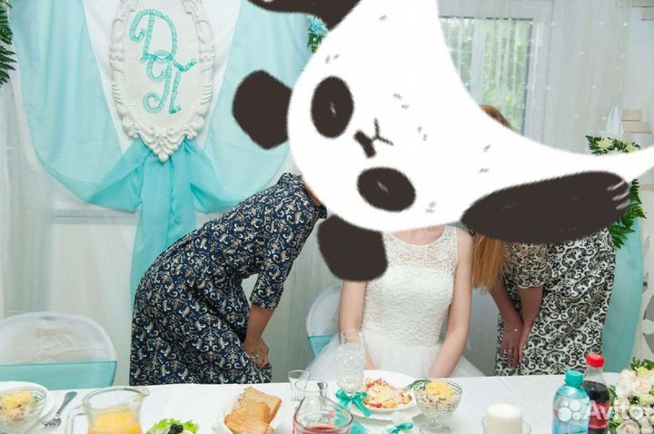 Длинное платье с рукавом три четверти