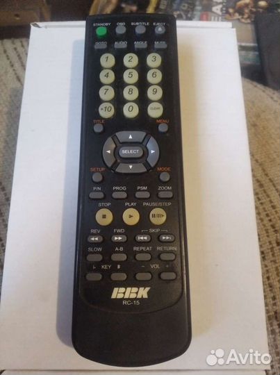 Пульт ду для DVD BBK RC-15