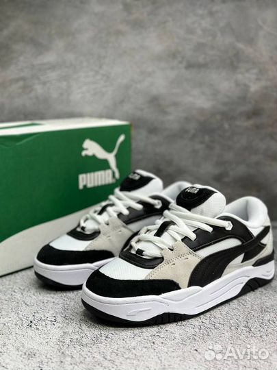 Кроссовки Puma 180 черные с белым