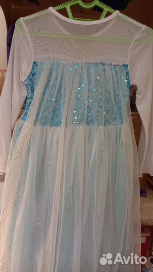 Нарядное платье для девочки 116 122 128 новый год