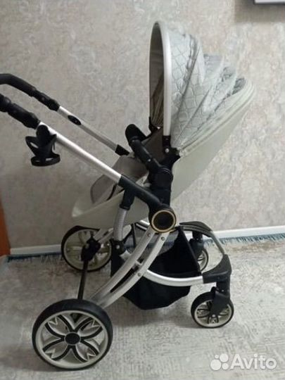Коляска 2в1 Aimi серая