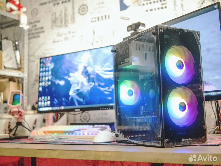 Компьютер i7-7700k/1050ti/16ram пк