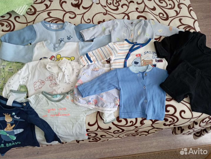 Детская одежда б/у для мальчика пакет 50-58