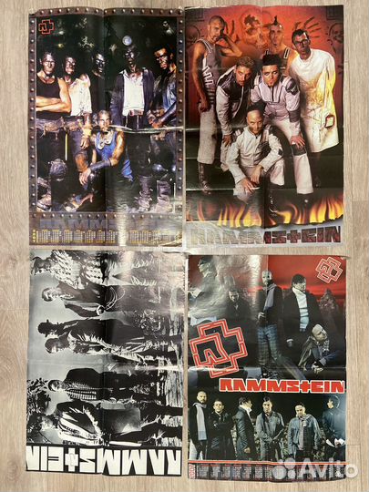 Постеры и статьи из журналов с Rammstein