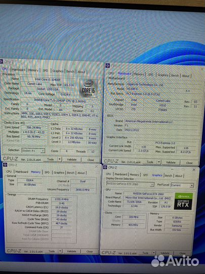 Игровой i5-10400F/RTX 2060/16DDR4