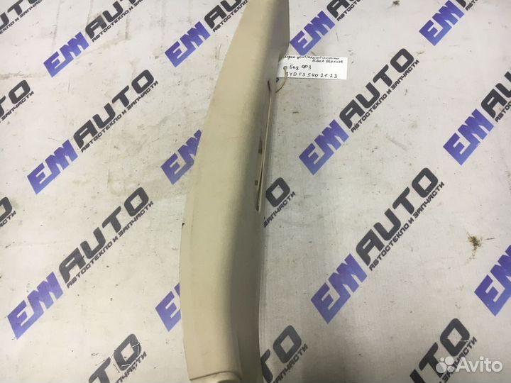 Накладка центральной стойки левая верхняя бад Ф3