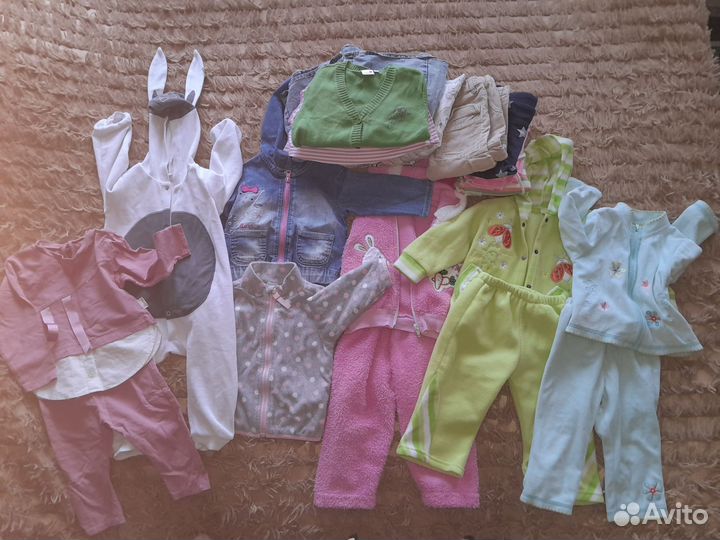 Одежда и обувь для девочки пакетом