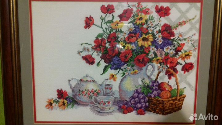 Картина,вышитая крестиком