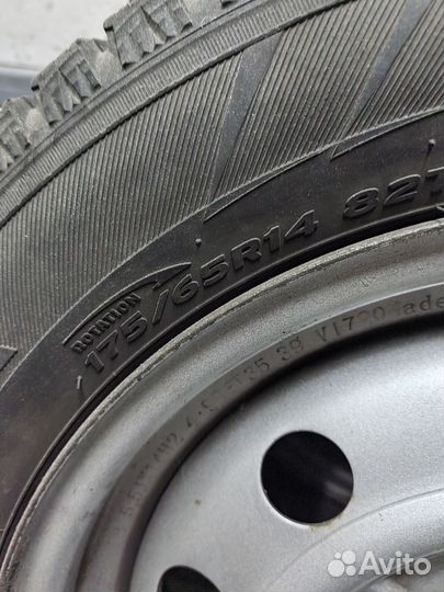 Колеса 2 шт на зимней резине Hankook 175 65 r14