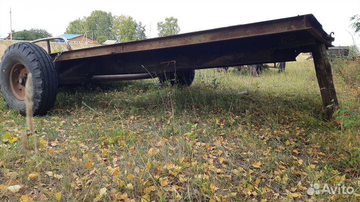 Платформа прицеп для сена