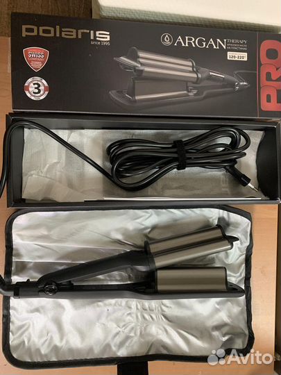 Плойка стайлер волна Polaris argan therapy