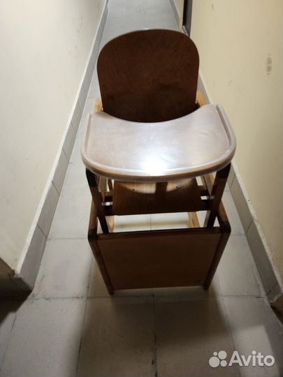 Детский столик и стульчик деревянный