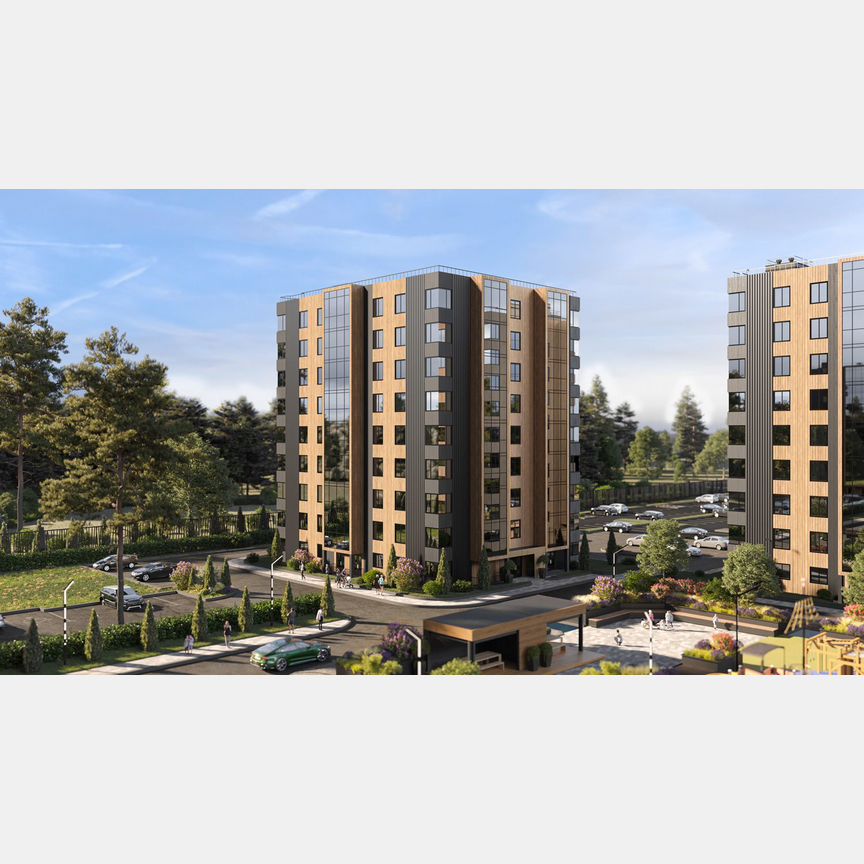 1-к. квартира, 49,6 м², 2/9 эт.