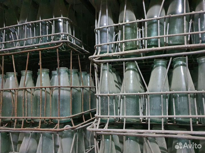 Молочная (кефирная ) стеклянная бутылка СССР 0,5л