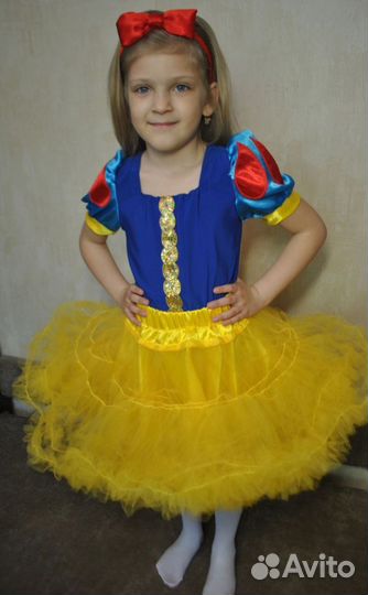 Костюм белоснежка рост 110-130 см