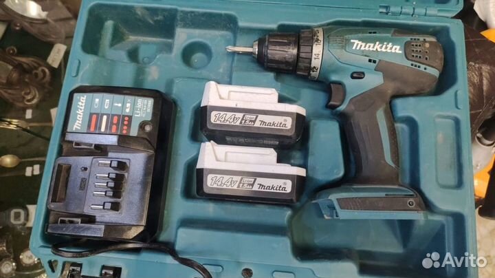 Шуруповерт Makita 14v/2акб/з.у/кейс/21год