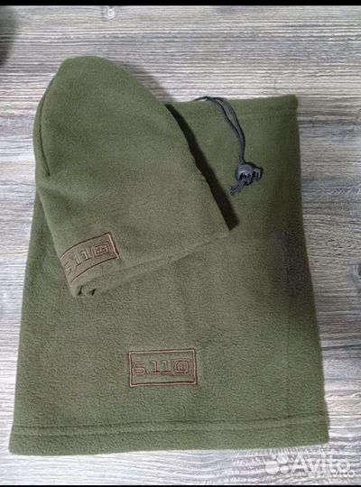 Комплект флисовая шапка и снуд