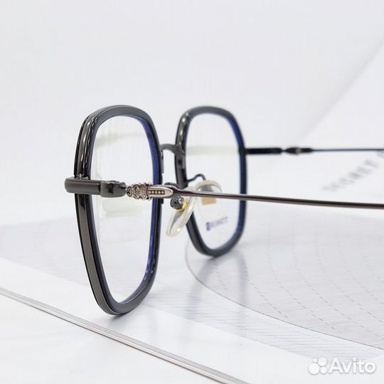 Оправа для очков Chrome Hearts черные титан