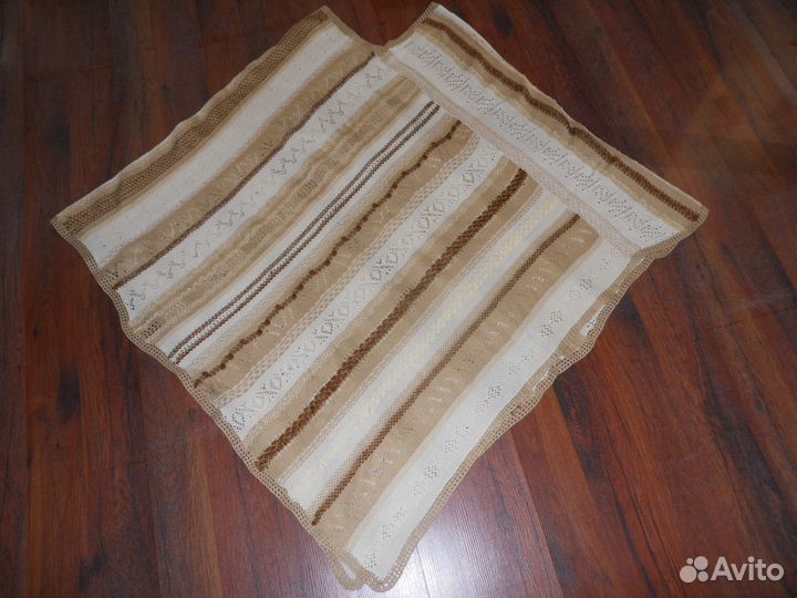 Пончо (ручная работа), шерсть